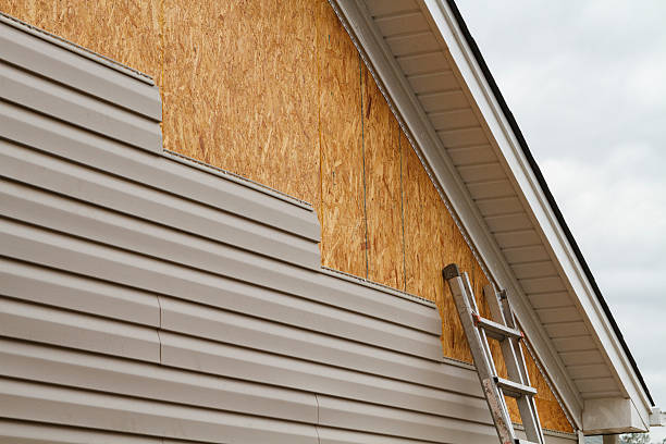 Professional Siding Contractor technician working in Rocky Mount, VA